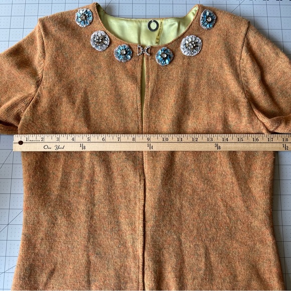 One Girl Who Cardigan Sweater Womens Medium Rhinestone Embellished Wool Blend - Picture 12 of 13
